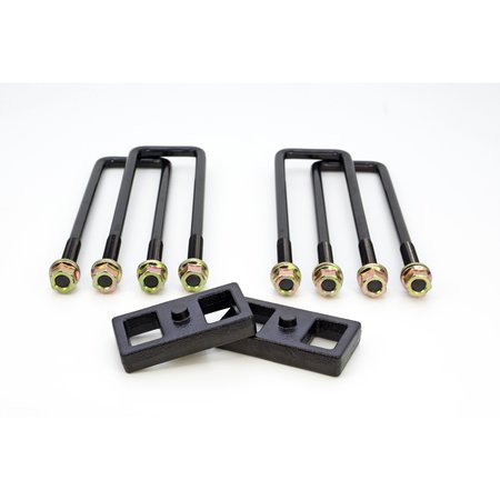 READYLIFT SUSPENSION 1IN REAR BLOCK KIT USE W/FACTORY TOP OVERLOADS 11-19 CHEVY/GMC 2500/3500HD 66-3121